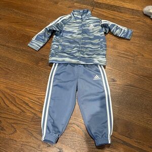 Adidas tracksuit 12m blue